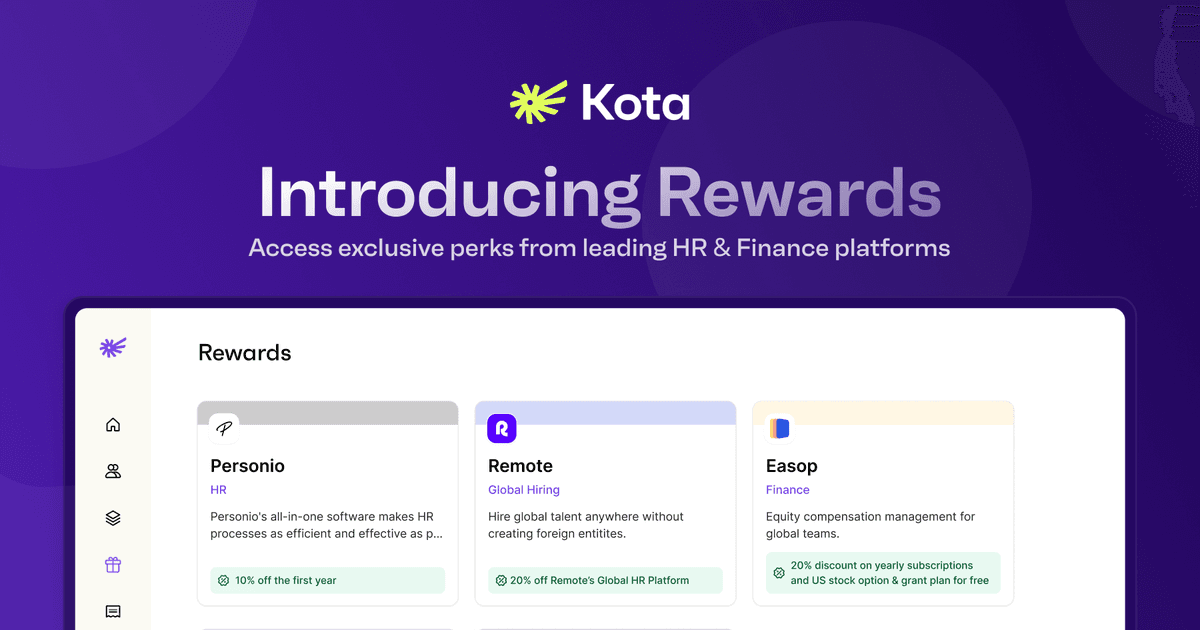 Introducing Kota Rewards Marketplace