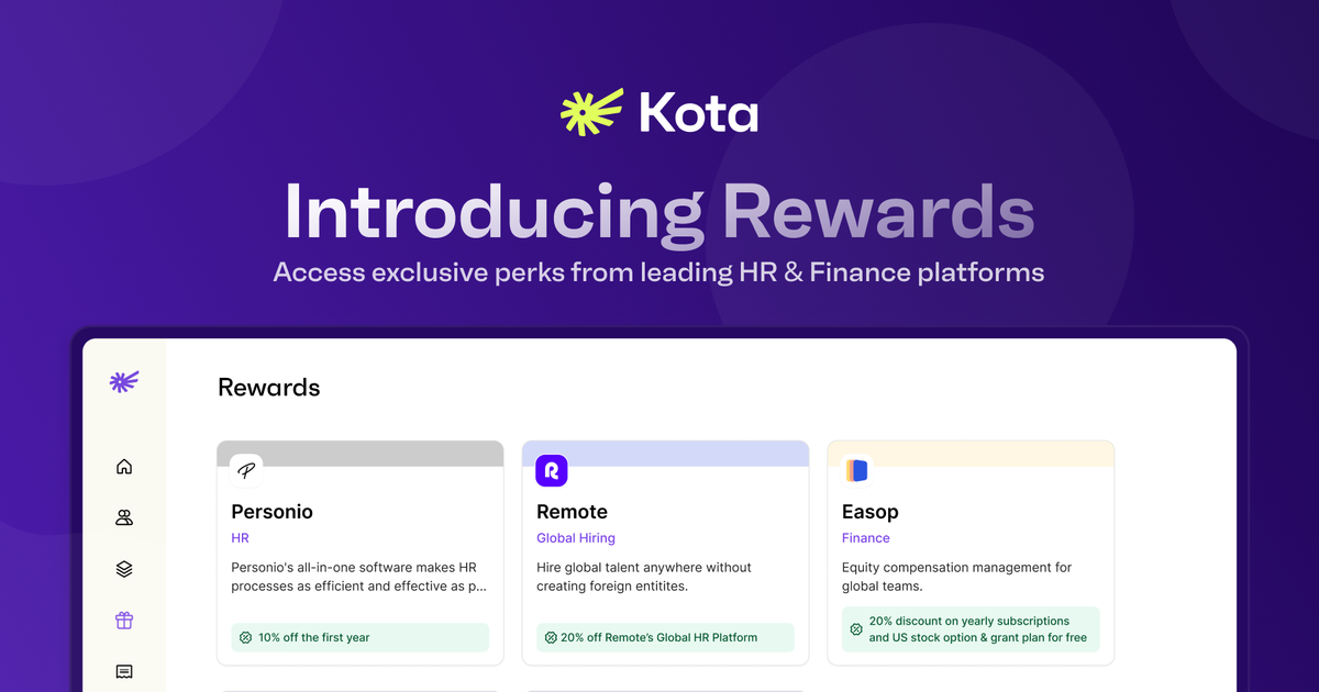 Introducing Kota Rewards Marketplace